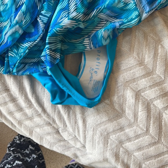 NWT Gottex  blue one piece  size 6 - Picture 4 of 4